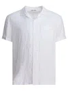 Alex Mill Camp Shirt In Linen In White