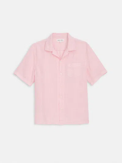 Alex Mill Camp Shirt In Linen In Pink