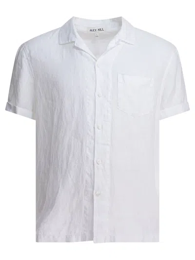 Alex Mill Camp Shirt In Linen Shirts White