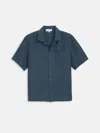 Alex Mill Camp Shirt In Plaid In Blue