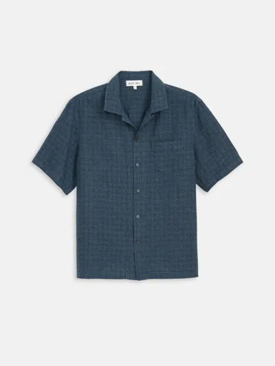 Alex Mill Camp Shirt In Plaid In Blue