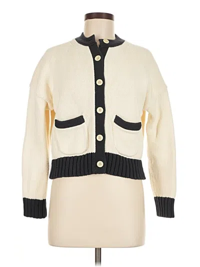 Pre-owned Alex Mill Cardigan Sweater In White