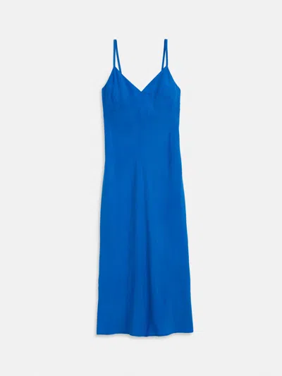 Alex Mill Carly Cami Dress In Cupro In Blue