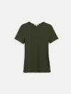 Alex Mill Carolyn Tee In Fine Rib