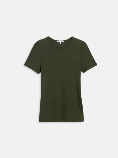 Alex Mill Carolyn Tee In Fine Rib