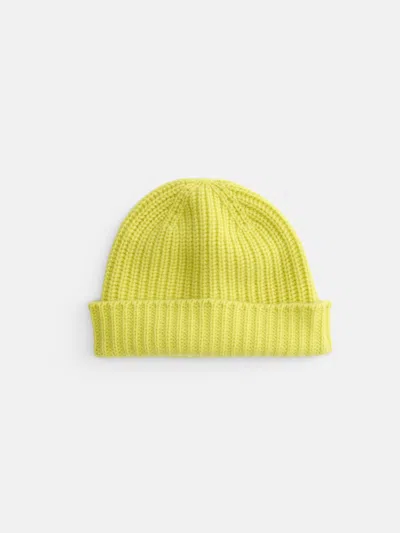 Alex Mill Cashmere Beanie In Maize