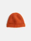 Alex Mill Cashmere Beanie In Orange