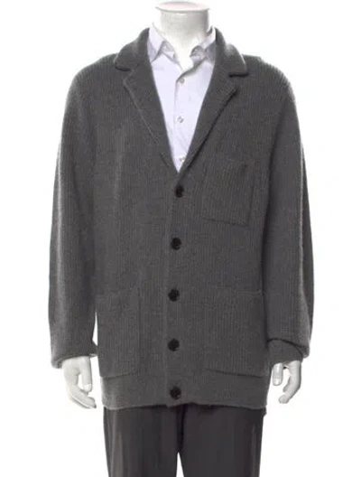 Pre-owned Alex Mill Cashmere Collar Cardigan W/ Tags In Grey
