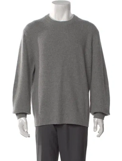 Pre-owned Alex Mill Cashmere Crew Neck Pullover In Gray