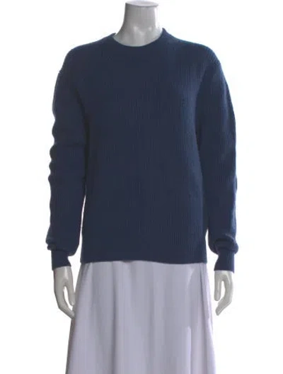 Pre-owned Alex Mill Cashmere Crew Neck Sweater In Blue