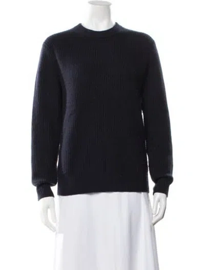 Pre-owned Alex Mill Cashmere Crew Neck Sweater In Blue