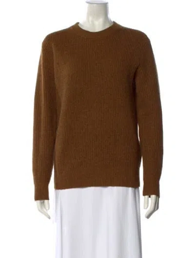 Pre-owned Alex Mill Cashmere Crew Neck Sweater In Brown