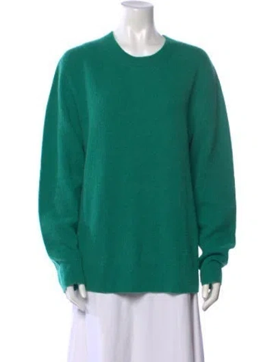 Pre-owned Alex Mill Cashmere Crew Neck Sweater In Green