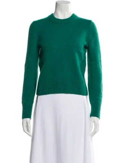 Pre-owned Alex Mill Cashmere Crew Neck Sweater In Green