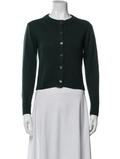 Pre-owned Alex Mill Cashmere Crew Neck Sweater In Green