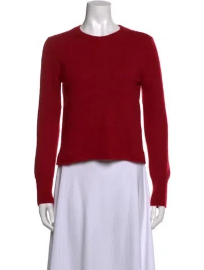 Pre-owned Alex Mill Cashmere Crew Neck Sweater In Red