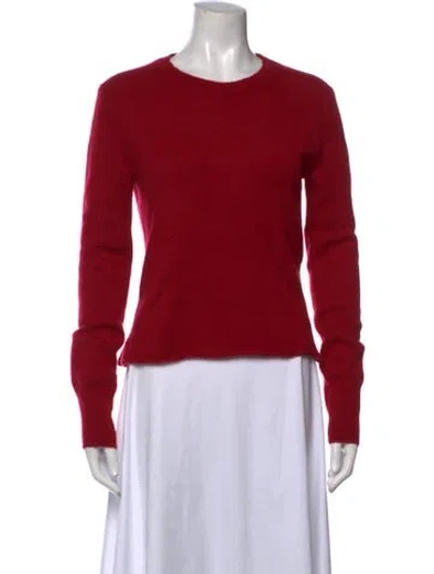 Pre-owned Alex Mill Cashmere Crew Neck Sweater In Red