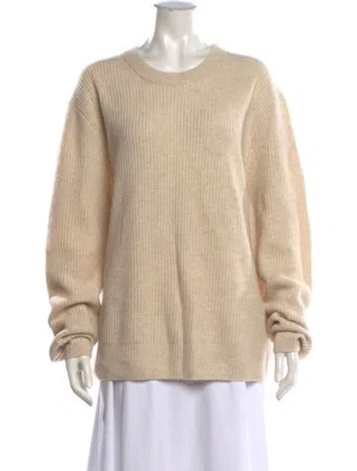 Pre-owned Alex Mill Cashmere Crew Neck Sweater W/ Tags In Neutrals