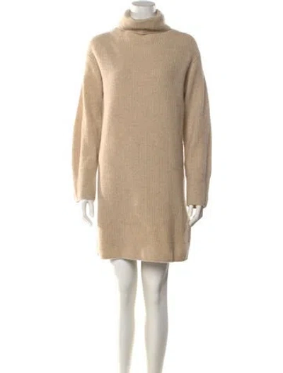Pre-owned Alex Mill Cashmere Knee-length Dress In Neutral