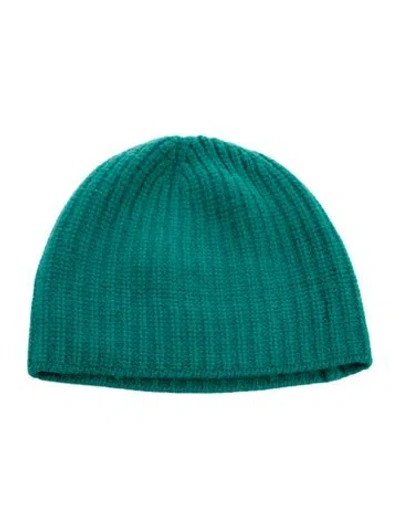 Pre-owned Alex Mill Cashmere Knit Beanie In Green