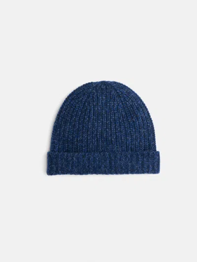 Alex Mill Cashmere Marled Beanie In Marled Atlantic