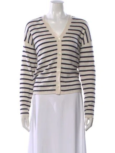 Pre-owned Alex Mill Cashmere Striped Sweater In Neutral