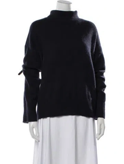 Pre-owned Alex Mill Cashmere Turtleneck Sweater In Blue