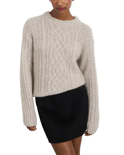 ALEX MILL CATSKILL CABLE KNIT SWEATER
