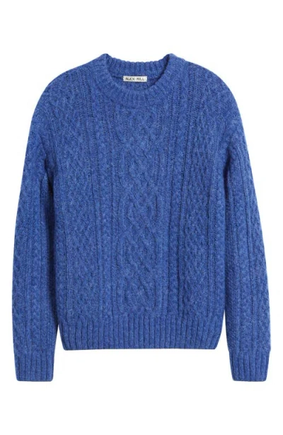 Alex Mill Catskill Sweater In Cobalt Blue