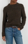 Alex Mill Catskill Sweater In Dark Timber