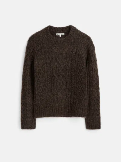 Alex Mill Catskill Sweater In Dark Timber