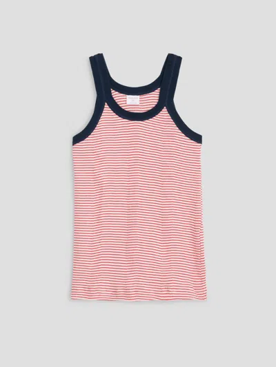 Alex Mill Cavan & Co. Heritage Tank In Natural/red