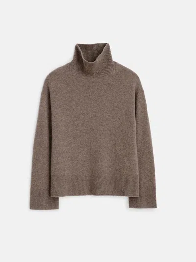 Alex Mill Cecile Turtleneck In Cashmere In Barley