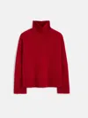 Alex Mill Cecile Cashmere Turtleneck Sweater Garnet In Garnet