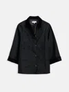 Alex Mill Chiltern Street Jacket In Waxed Cotton In Black