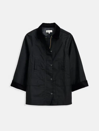 Alex Mill Chiltern Street Jacket In Waxed Cotton In Black