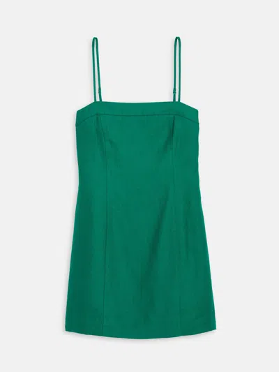 Alex Mill Chloe Dress In Linen In Green
