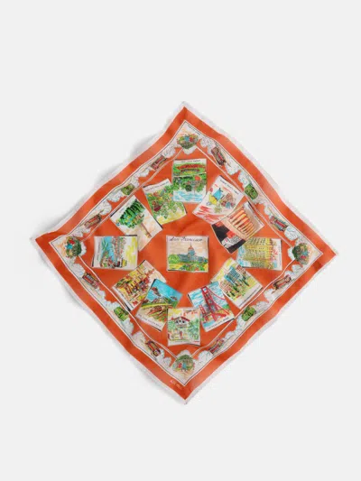Alex Mill City Bandana In Cotton In Orange