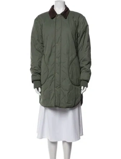 Pre-owned Alex Mill Coat In Green