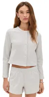 Alex Mill Coco Sport Cardigan Heather Grey In Gray