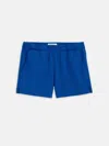 Alex Mill Coco Sport Short In Cotton In Blue