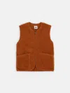 Alex Mill Coldbreaker Standard Vest In Brown
