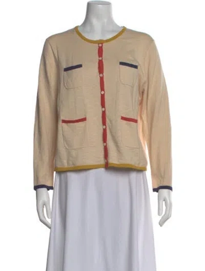 Pre-owned Alex Mill Colorblock Pattern Crew Neck Sweater In Neutral
