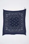 Alex Mill Communitie Cashmere Bandana Scarf In Navy