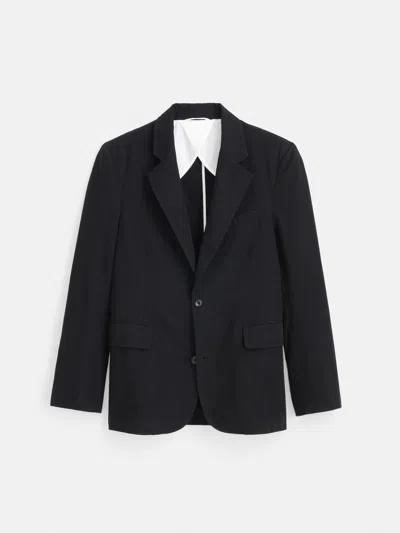 Alex Mill Cooper Blazer In Cotton Linen In Black