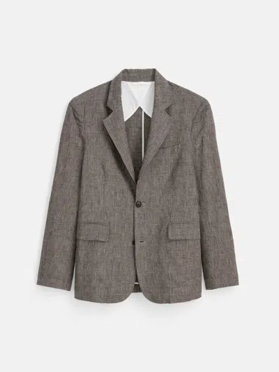 Alex Mill Cooper Blazer In Glenn Plaid In Ivory/black
