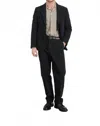 Alex Mill Cooper Cotton Linen Blazer In Black In Black