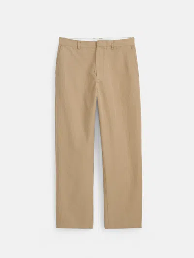 Alex Mill Cooper Trouser In Cotton Linen In Khaki