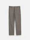 Alex Mill Cooper Trouser In Glen Plaid In Ivory/black