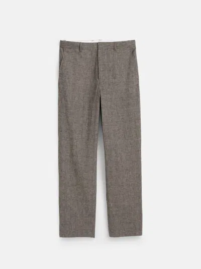 Alex Mill Cooper Trouser In Glen Plaid In Ivory/black